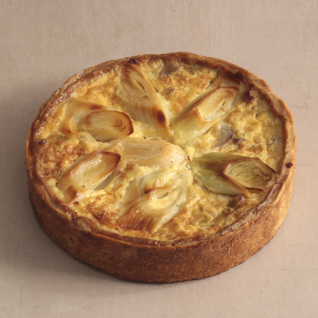 Quiche poireau comté