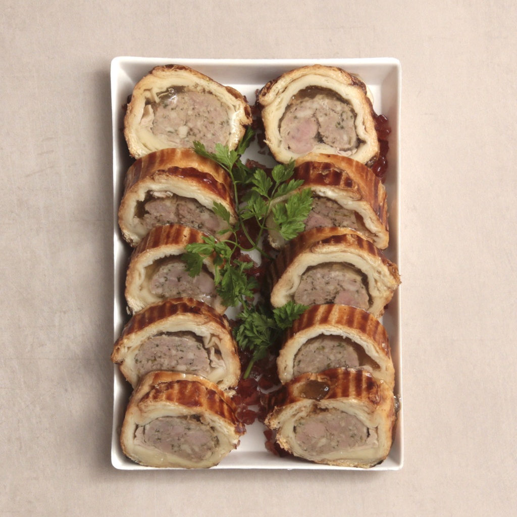 Plateau de 10 mini tranches pâté Riesling