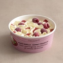 Pot de glace Vanille-Framboise façon Vacherin