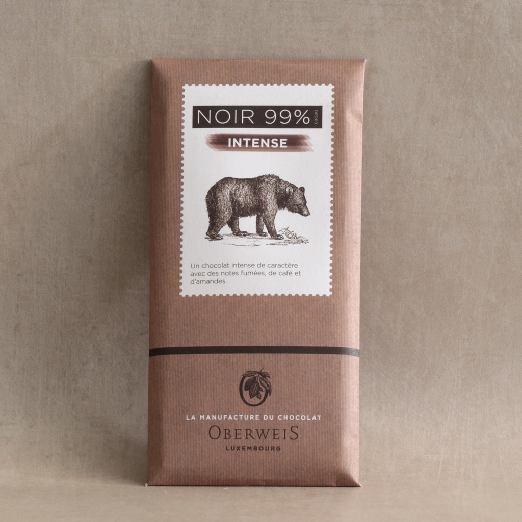 Tablette chocolat noir 99% - 90 g