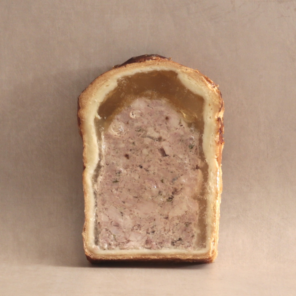Tranche de pâté au Riesling