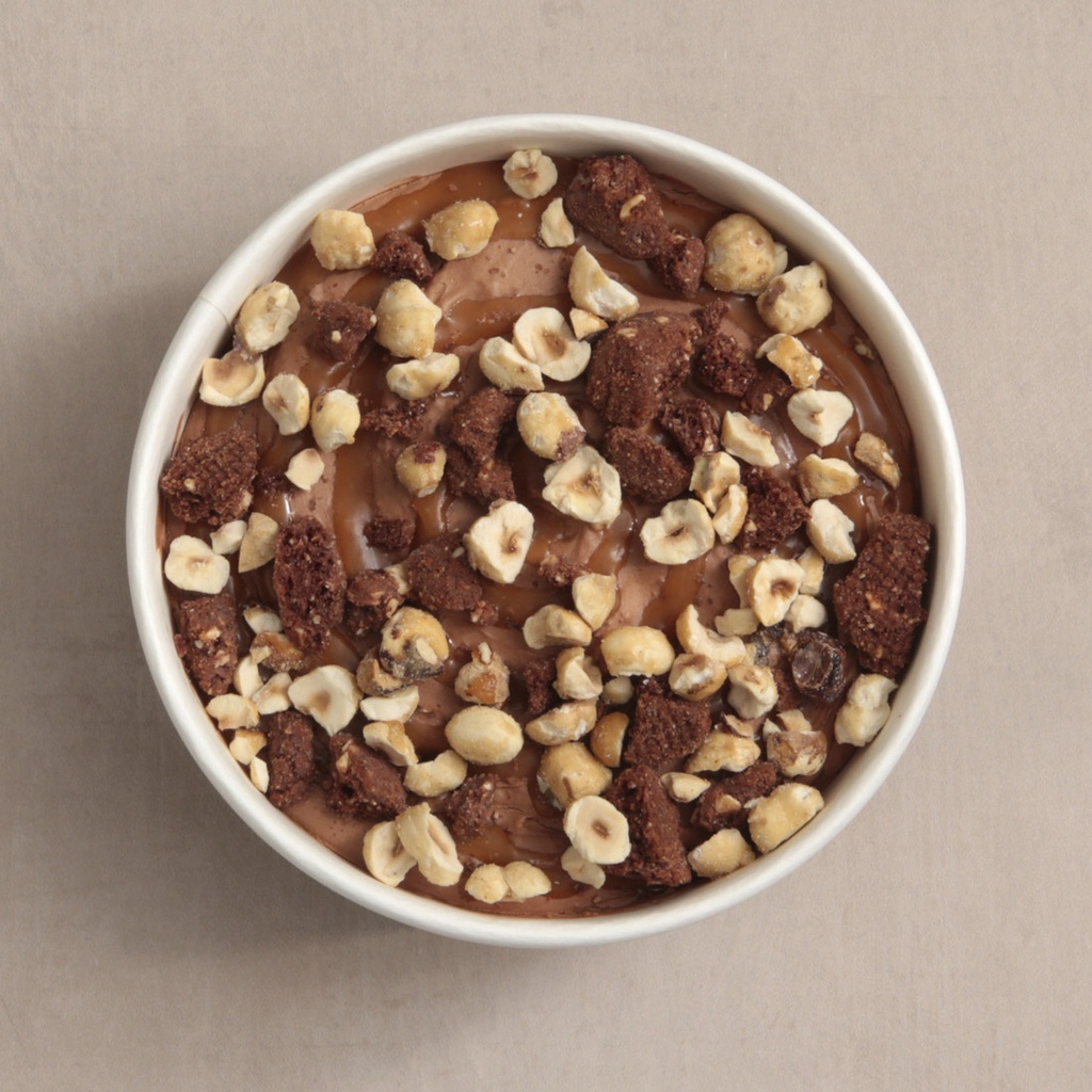 Délice glacée chocolat-caramel