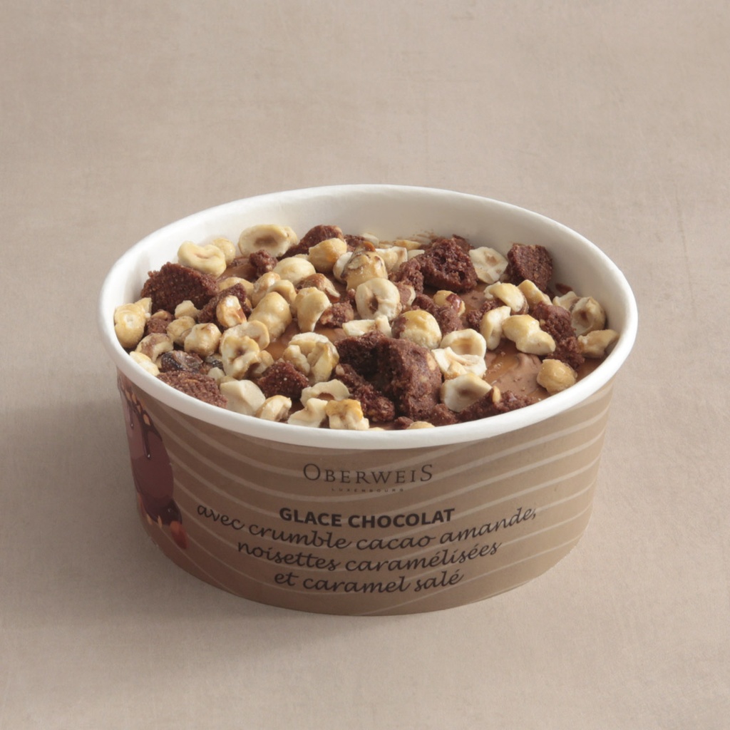 Délice glacée chocolat-caramel