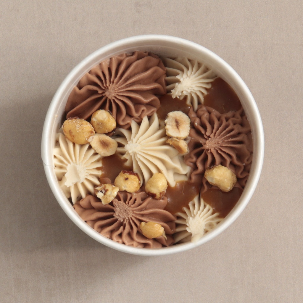 Pot glacé chocolat, noisette