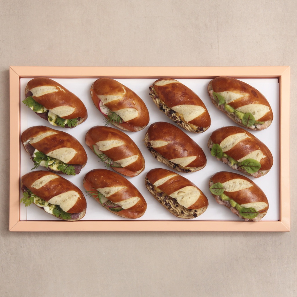 Mini sandwichs bretzels AH