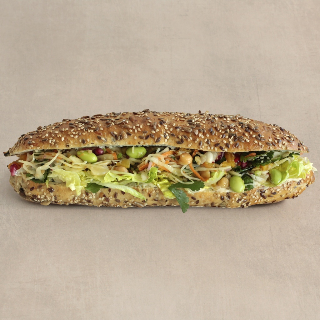 Pain céréales houmous et légumes AH