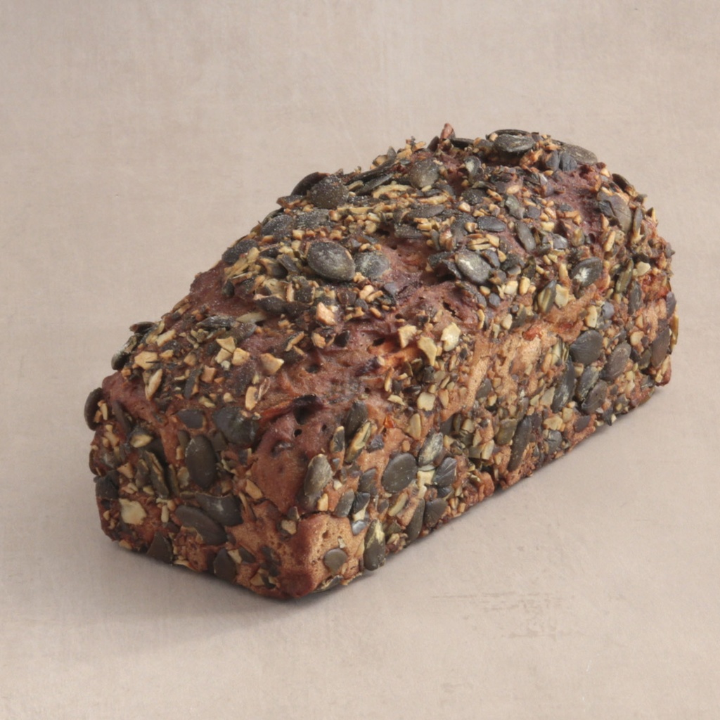 Pain aux graines de courges et carotte