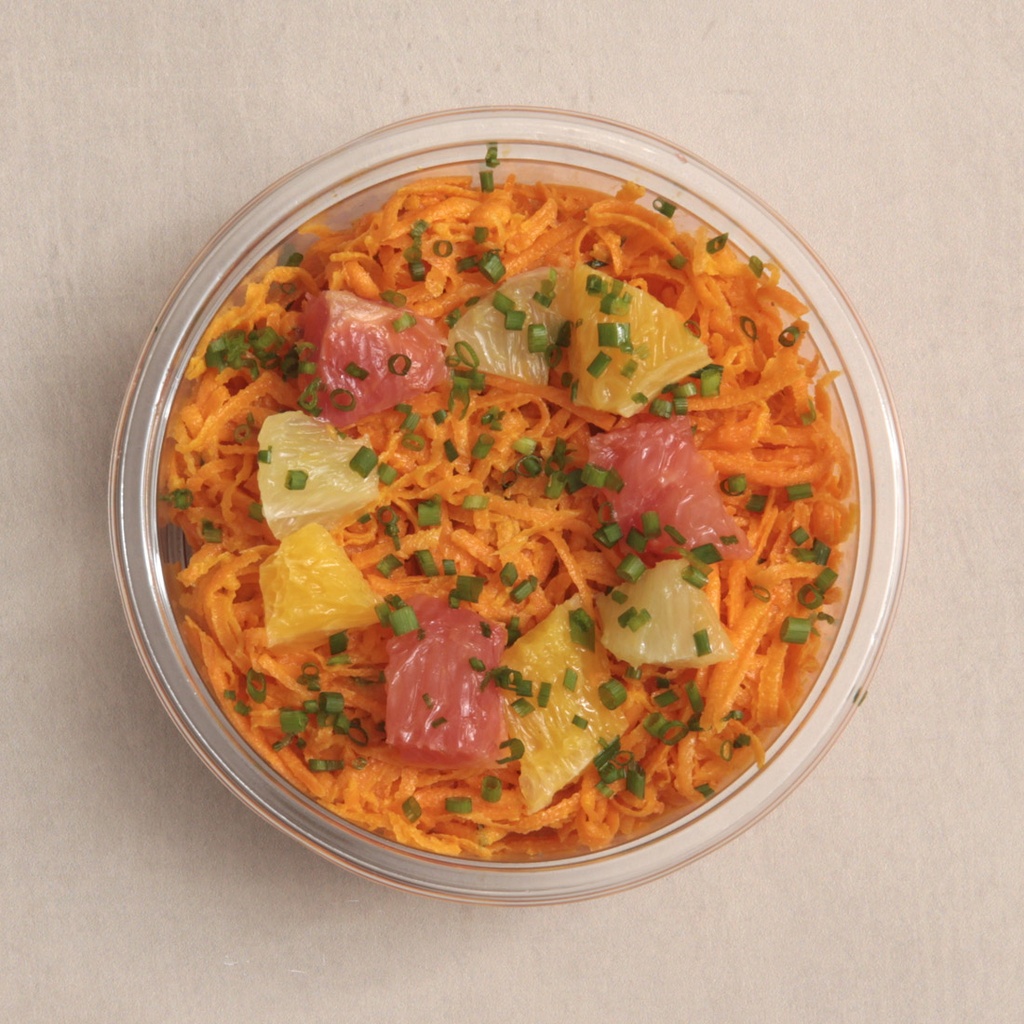 Petite salade de carottes aux agrumes