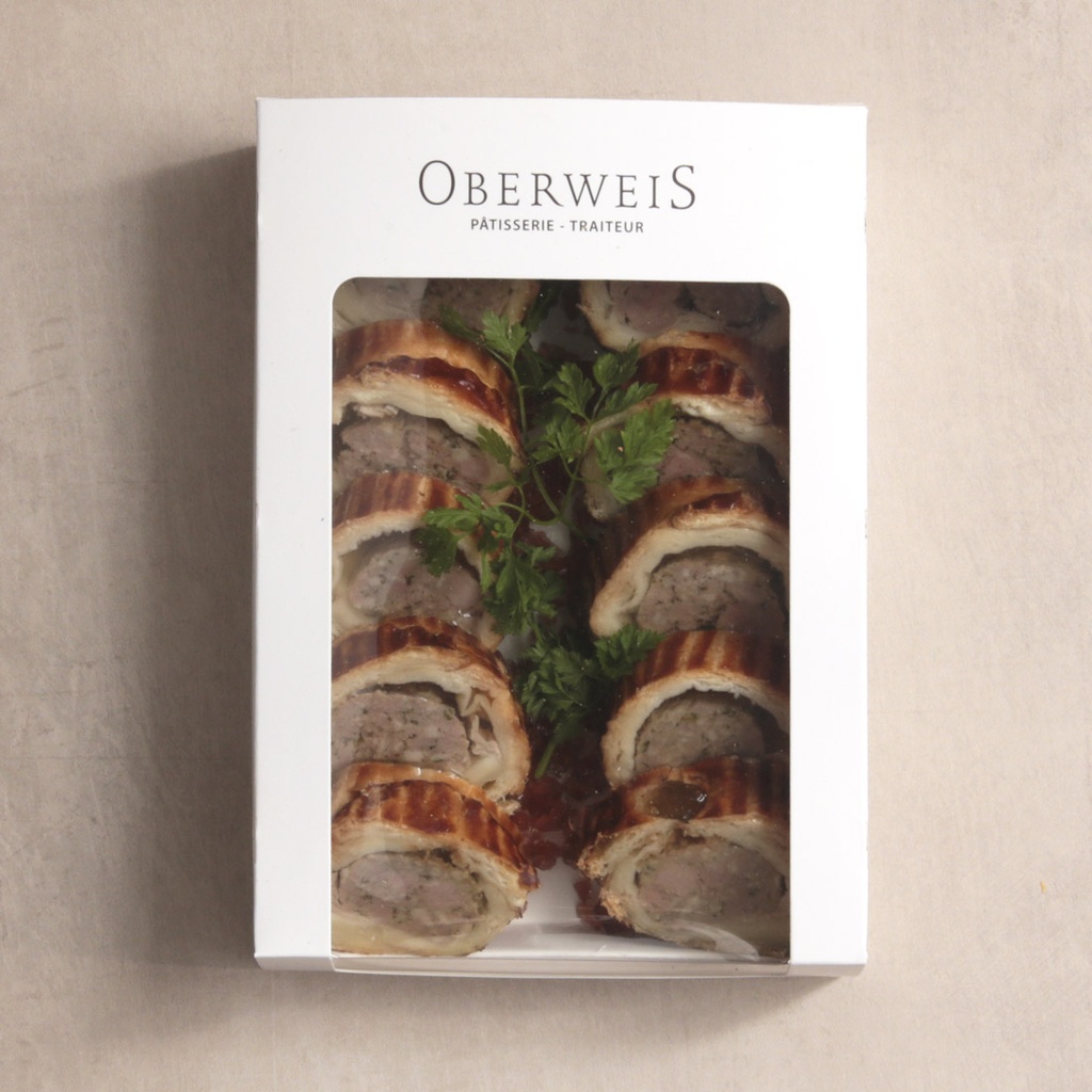 Plateau de 10 mini tranches pâté Riesling