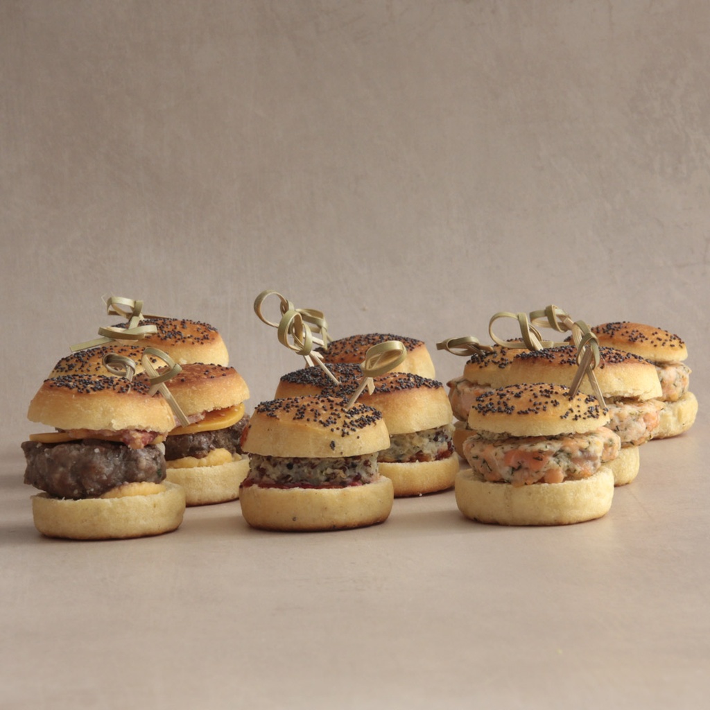 Plateau 6 mini burgers 