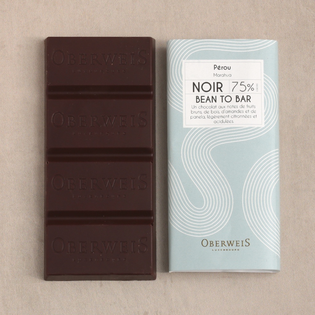 Tablette 40g Bean to Bar Pérou 75%