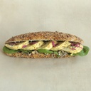 [012562*] Getreidebrötchen, Omelett und Pilze